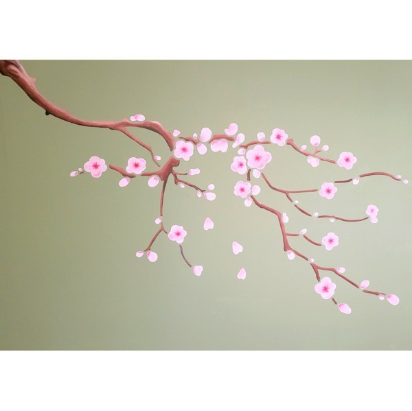 Branche fleurie