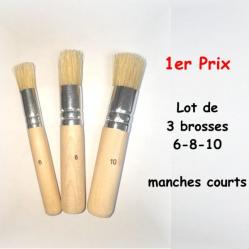 3 brosses 6 8 10 -1er prix