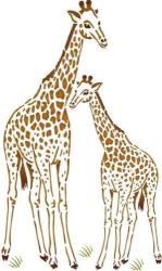 La girafe et son girafon