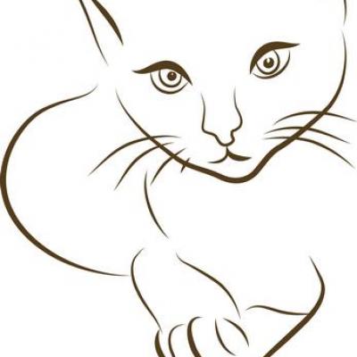 An26 pochoir chat design