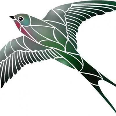 An48715 hirondelle oiseau en vol