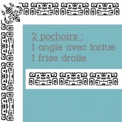 Angle + frise polynésienne