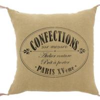 Atelier confection pochoir sur coussin