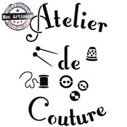 Atelier couture pochoir a peindre