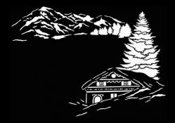 D989874 pochoir chalet montagne bombe a neige mon artisane decoration de noel style pochoir