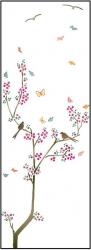 Arbre oiseaux papillons