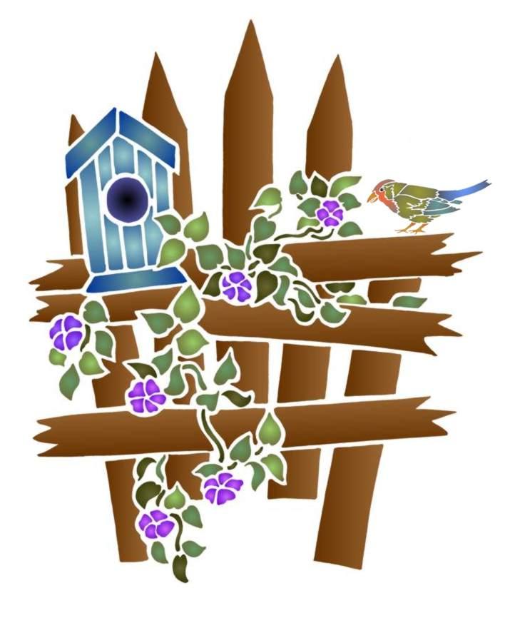 F57896 pochoir barriere oiseau