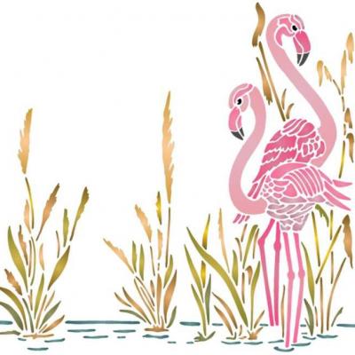 Fr273534 frise de flamands roses