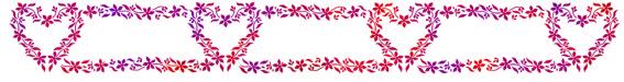 Fri054404 frise de coeurs fleuriscp