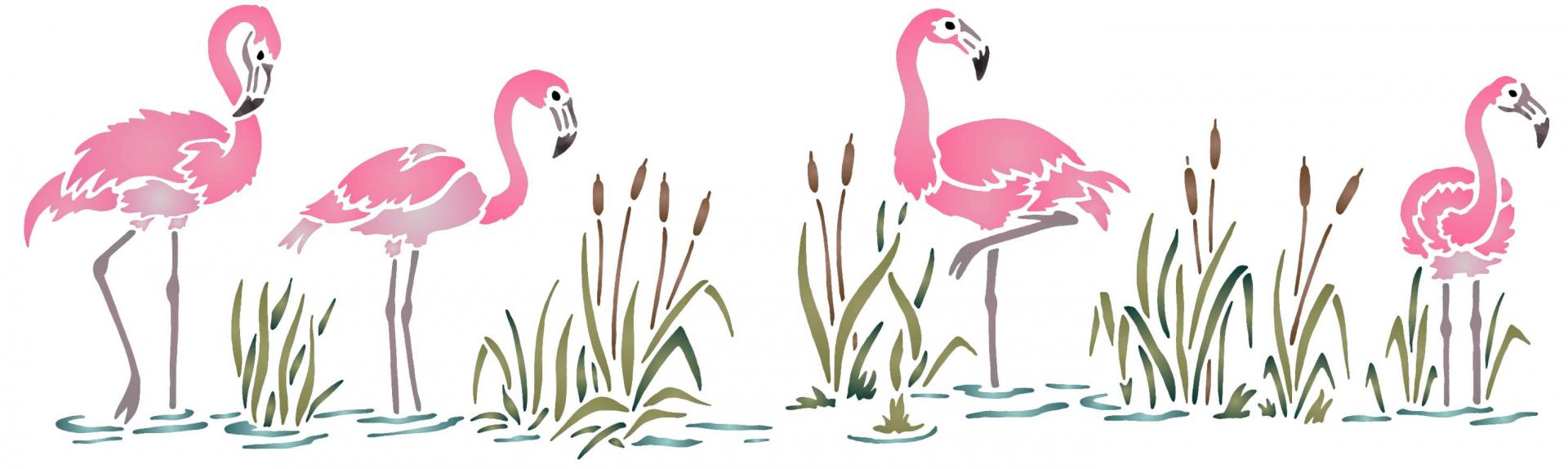 Fri436873 frise flamants roses 2