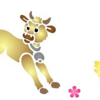 Fri485752 frise animaux ferme