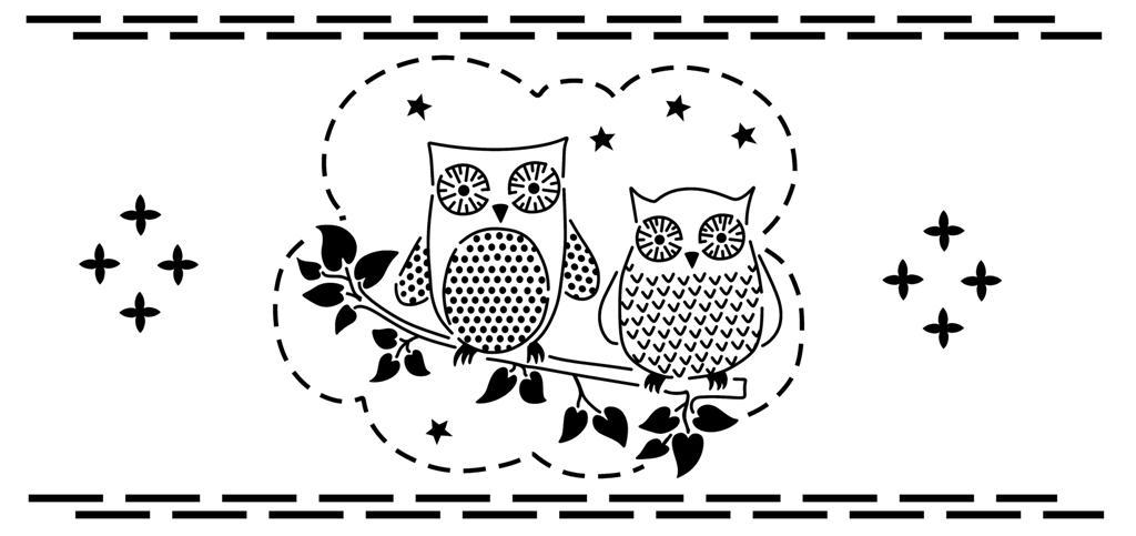 Fri870948 frise de hibous large