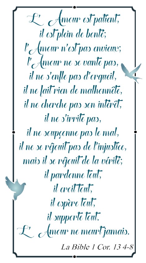 Lett34887 lettrage l amour bible 1cor 13 4 8 pochoir a peindre mon artisane decoration murale sticker verset biblique