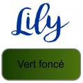 Lily artemio blanc vert fonce