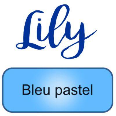 Lily artemio bleu pastel clair blue peinture pochoir copie