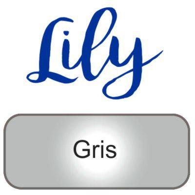 Lily artemio gris clair cool grey peinture pochoir copie