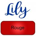 Lily artemio rouge red peinture pochoir copie