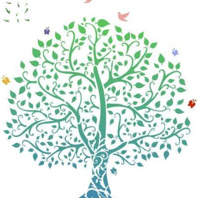 Pochoir arbre imaginaire original