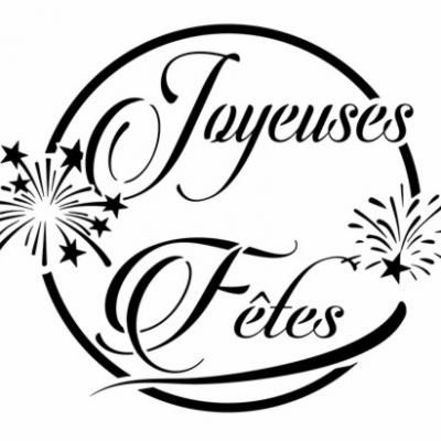 Noel246 joyeuse fetes etoiles mon artisane style pochoir stencil 