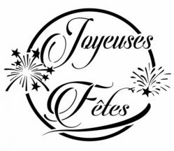 Joyeuses fêtes cercle