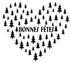 Bonnes Fêtes sapins