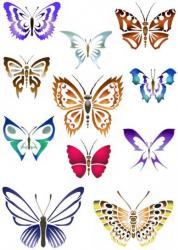 Planche de papillons