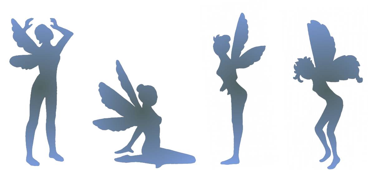 Pochoir 4 fees frise