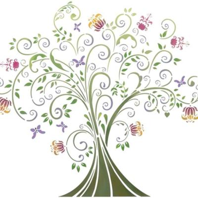 Pochoir arbre du paradis fantastique stipo1031 small 