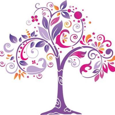 Pochoir arbre original