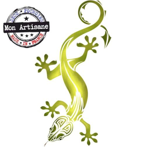 Pochoir lezard gecko tatouage ta2005