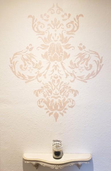 Pochoir motif baroque geraldine