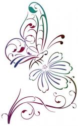 Papillon Fleur design