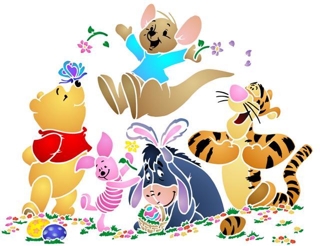 Pochoir paysage winnie 2