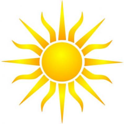 Pochoir soleil 