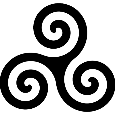 Pochoir triskel triskele