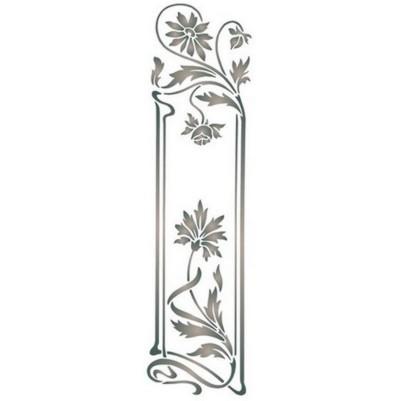 Spmu048 decor porte 2 pochoir style pochoir mon artisane 1