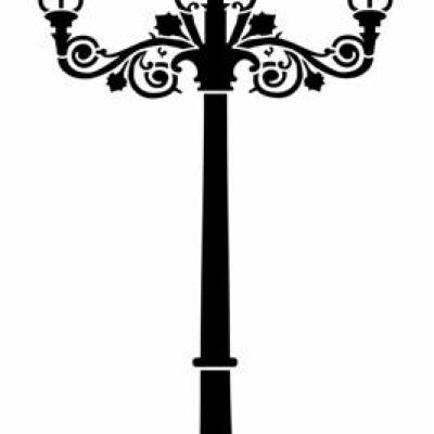 Stipo645 pochoir reverbere double applique lumiere exterieure rue 